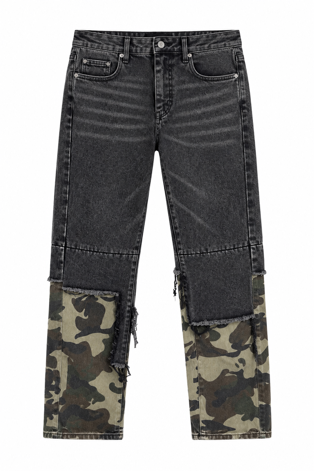Jeans ''Black And Camo''