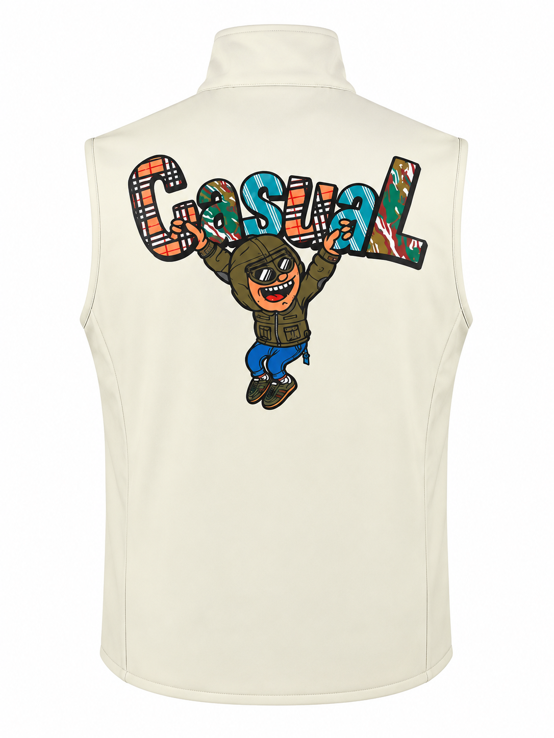 Gilet “Casual” Impermeabile Felpato