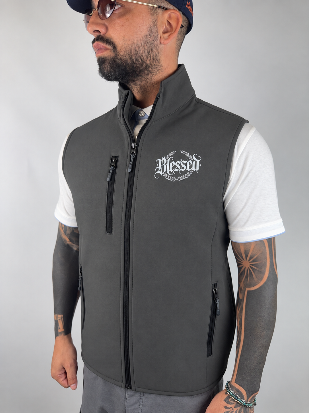 Gilet “Blessed” Impermeabile Felpato