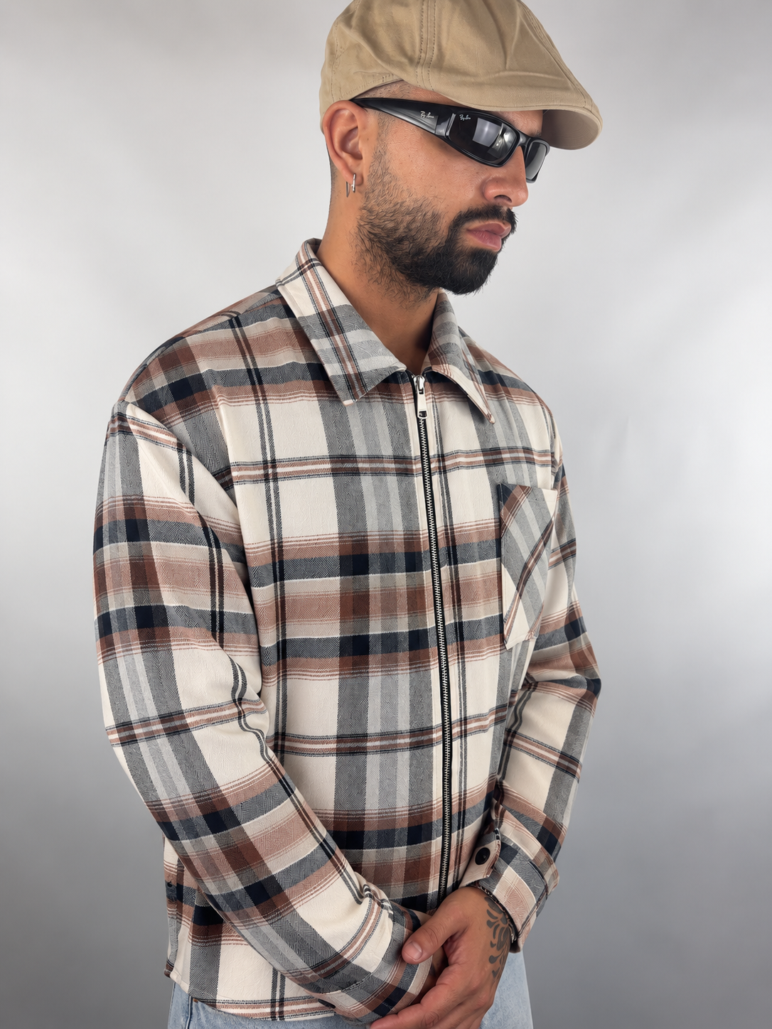 Camicia “Check Zip”
