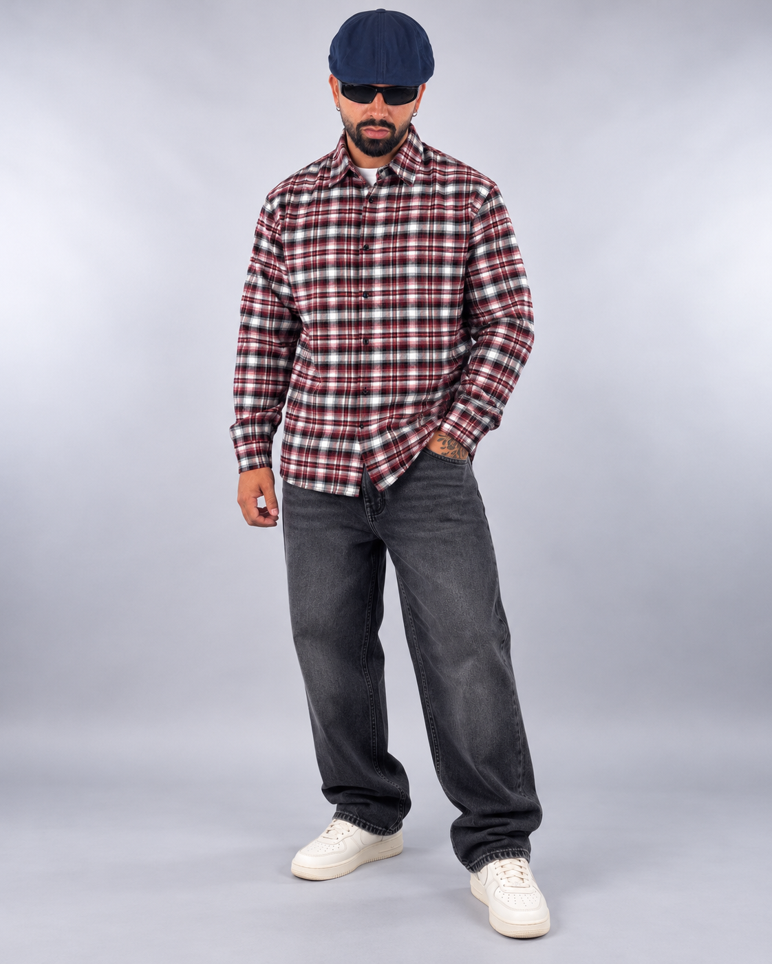 Camicia “Check Stud Red”