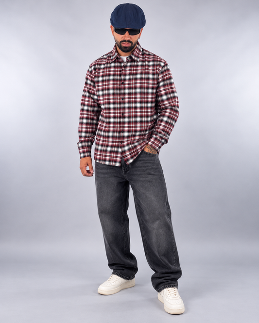Camicia “Check Stud Red”
