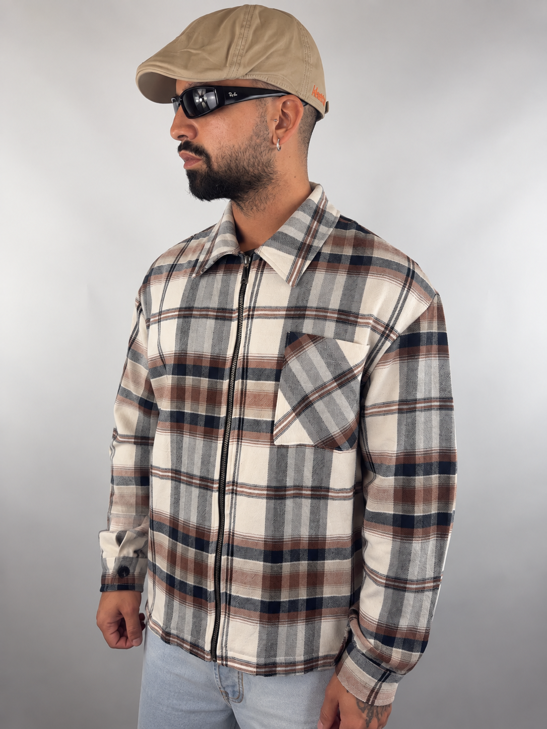 Camicia “Check Zip”