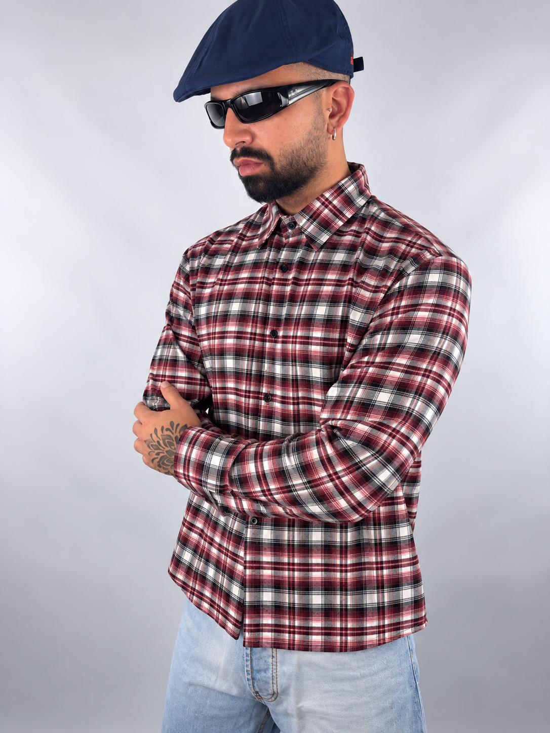 Camicia “Check Stud Red”