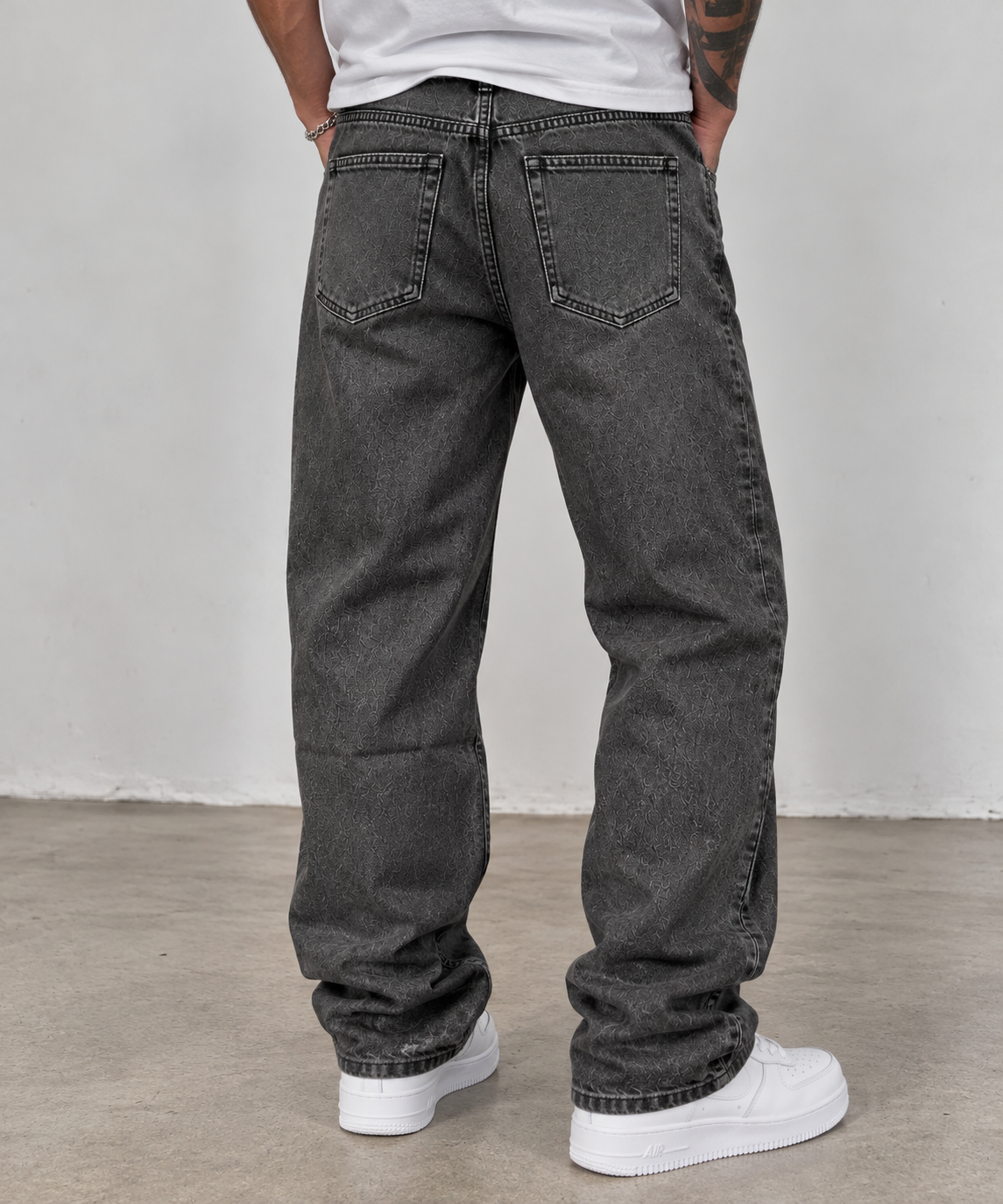 Jeans Grey Wash - Loose Fit
