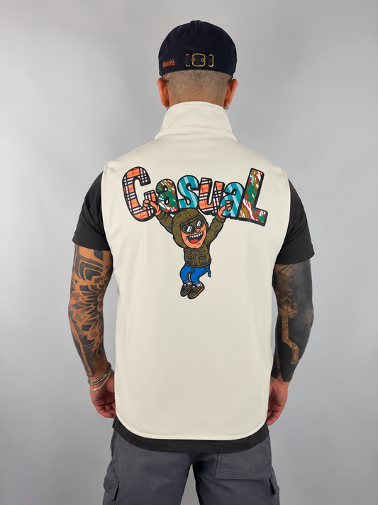 Gilet “Casual” Impermeabile Felpato
