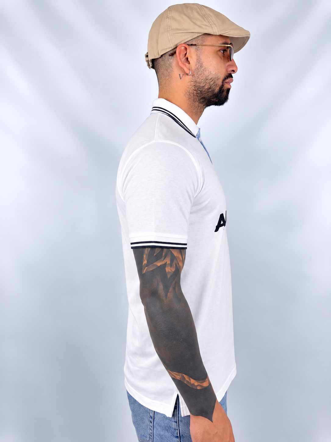 Polo ''Antisocial''  White