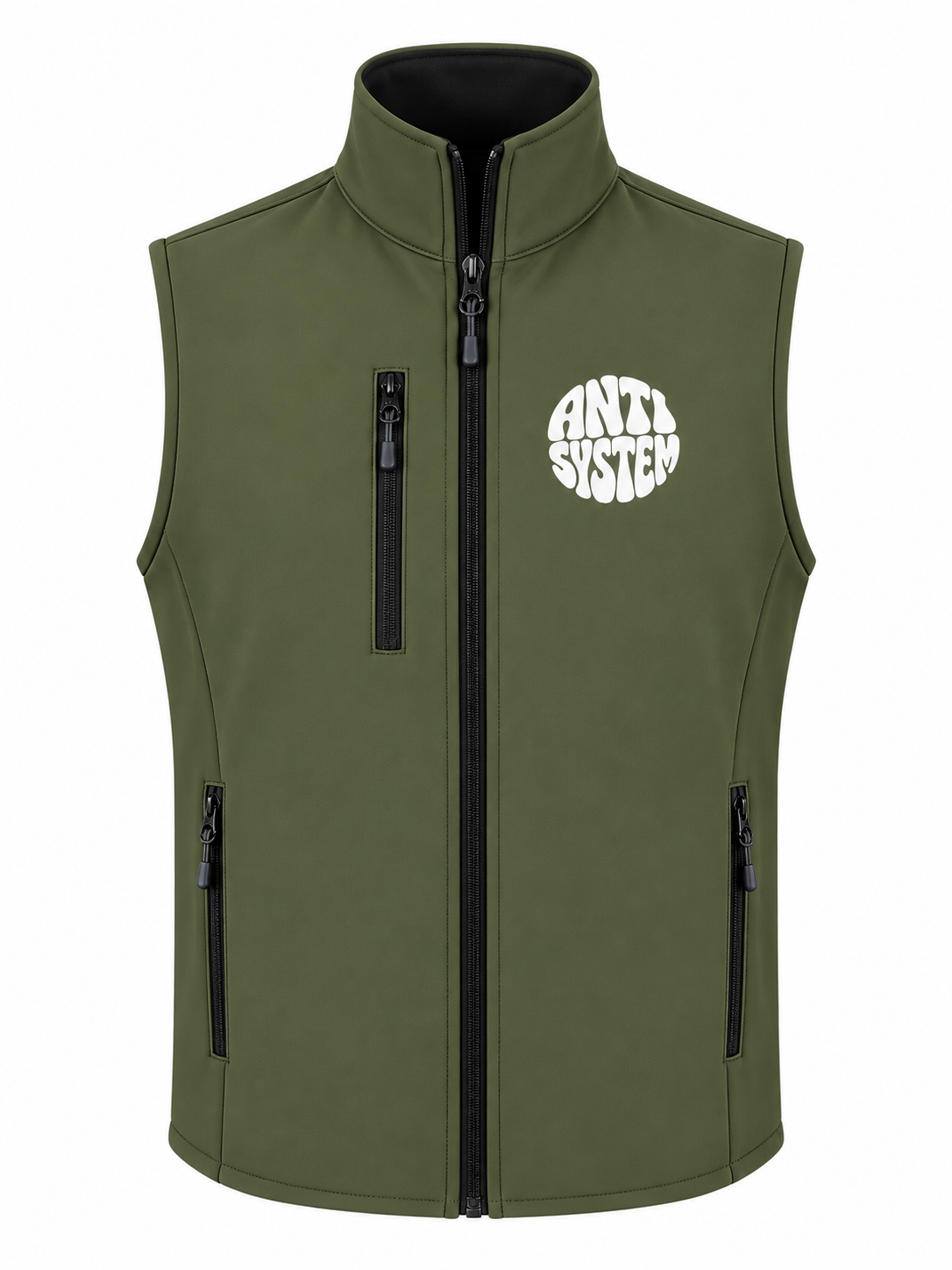 Gilet “AntiSystem” Impermeabile Felpato