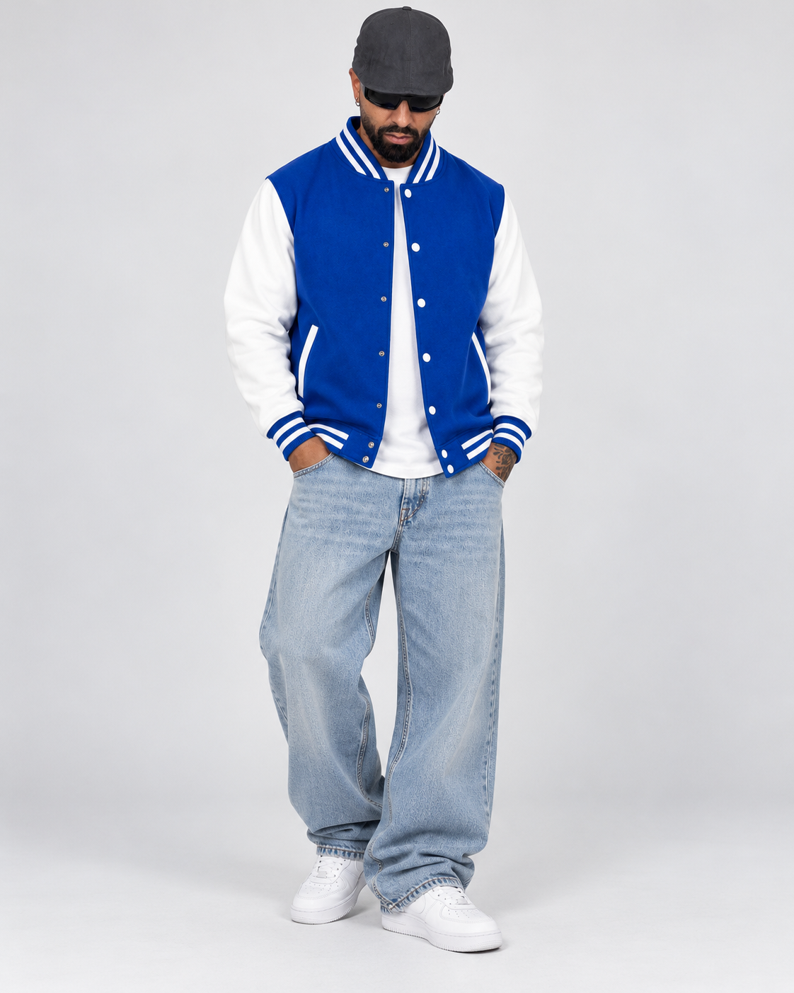 Felpa “Varsity” Royal Blu