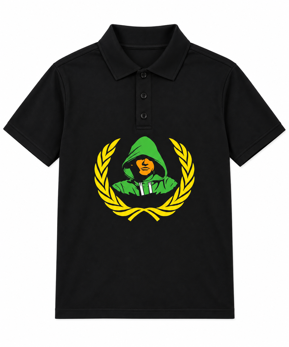 Polo ''Hooded'' Black