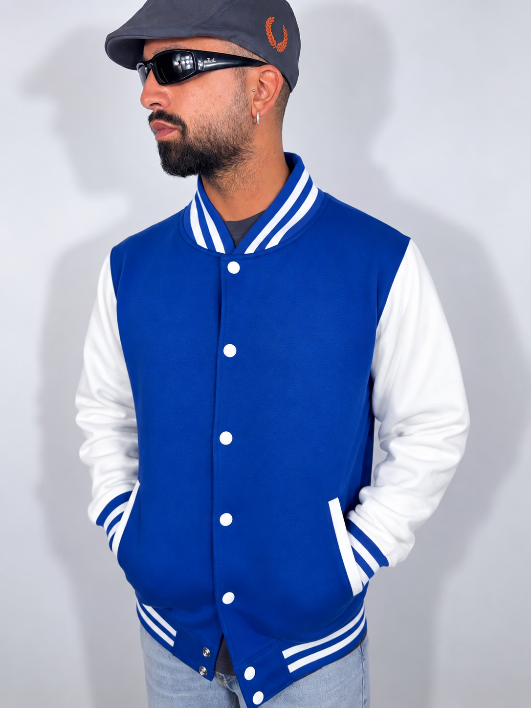 Felpa “Varsity” Royal Blu