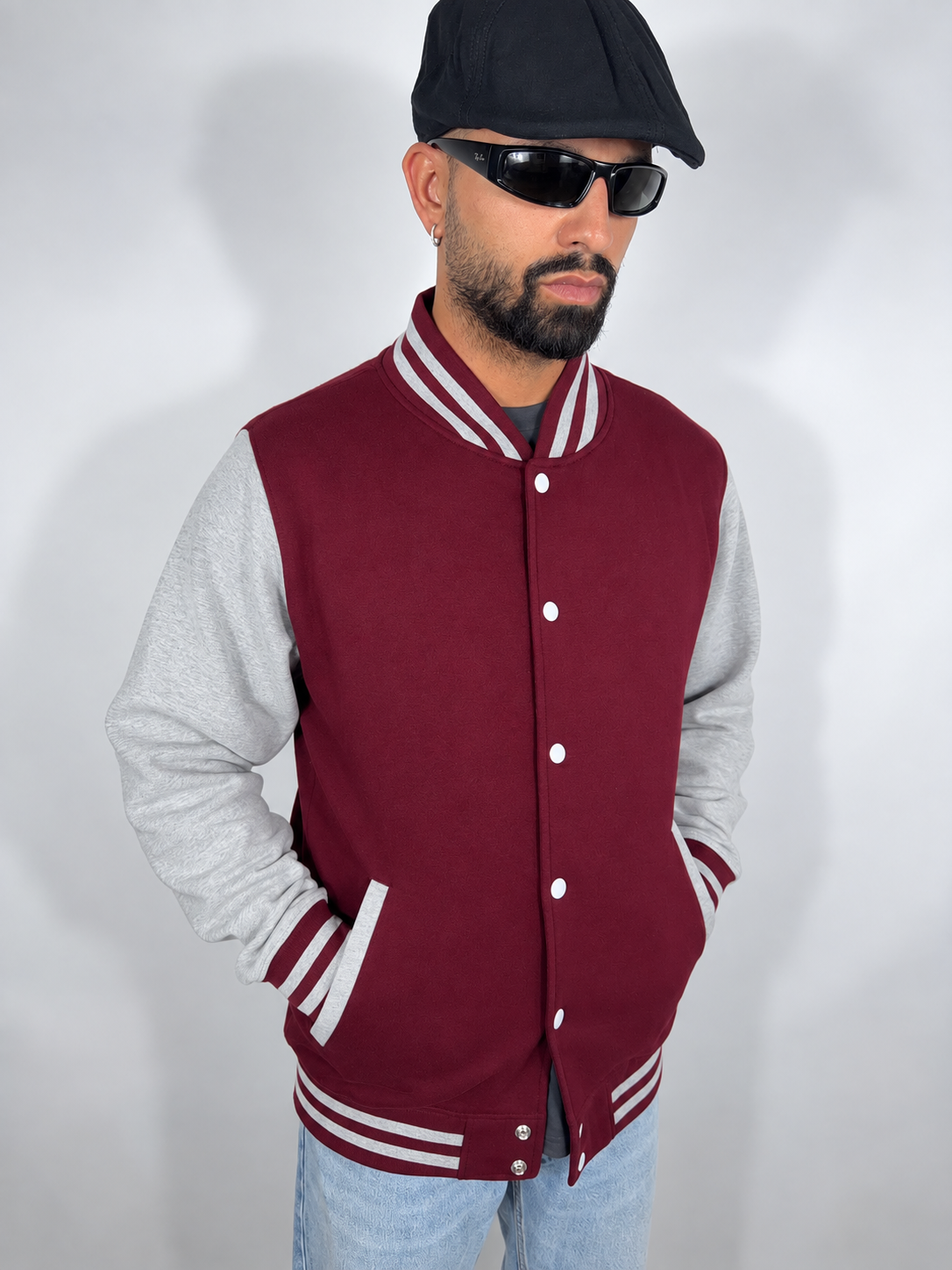 Felpa “Varsity” Bordeaux