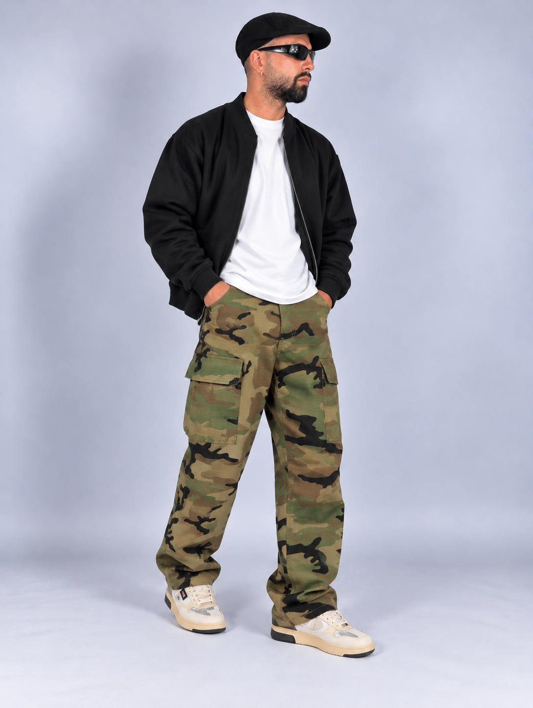 Pantalone Cargo Camo - Military