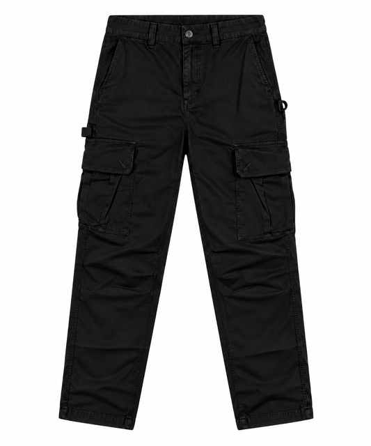 Pantalone Cargo Black – Utility Fit