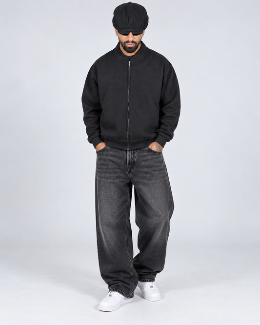 Felpa “Boston” Oversize Black